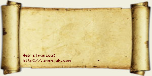 Jana Dubovac vizit kartica